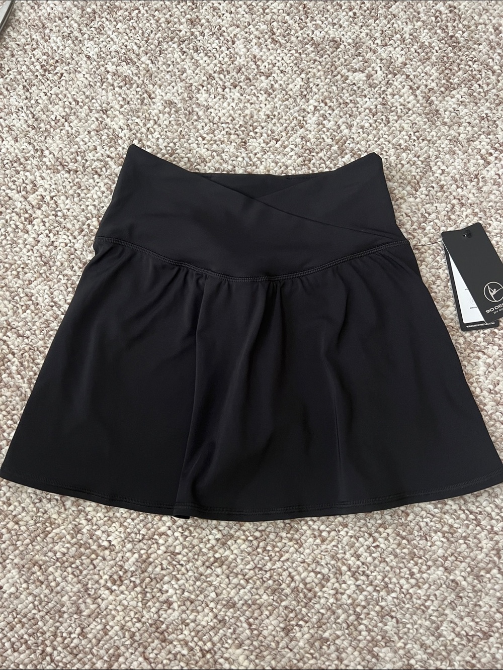 90 Degree By Reflex Black Airlux Everyday Skort